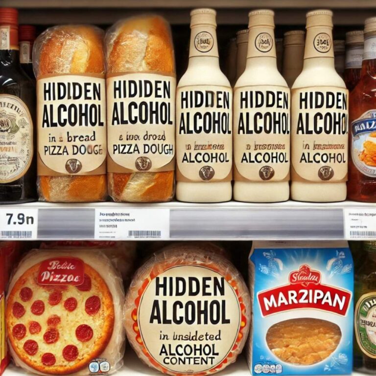 Versteckter Alkohol in Lebensmitteln
