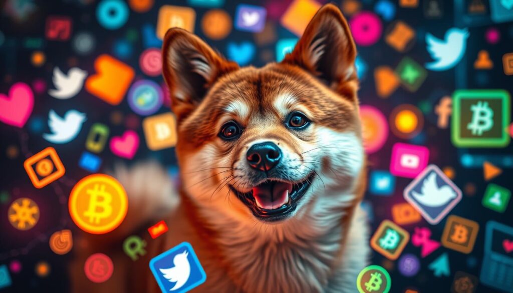 Shiba Inu Krypto und Social Media