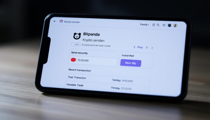 Bitpanda Krypto senden