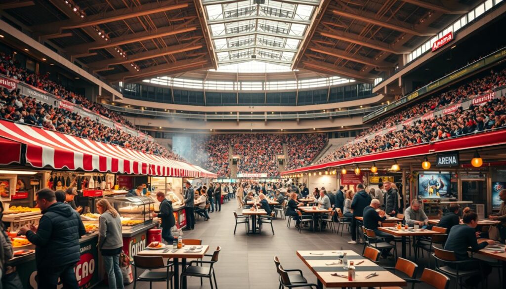 Gastronomie in der Fußballarena Nürnberg