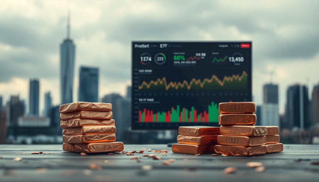 Kupfer ETFs Investition