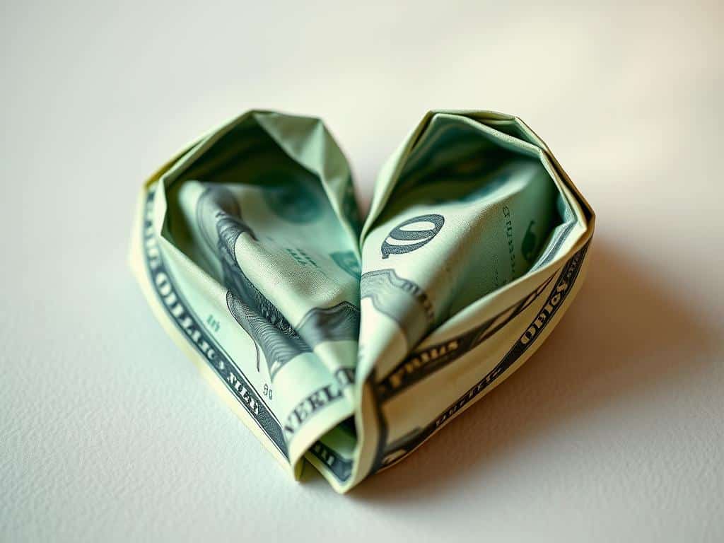 creative money heart variations