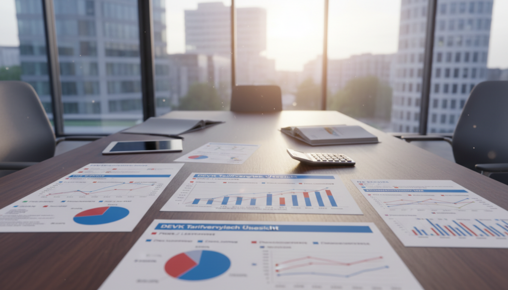 DEVK Tarifvergleich Übersicht