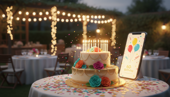 Einladung zum 60. Geburtstag WhatsApp