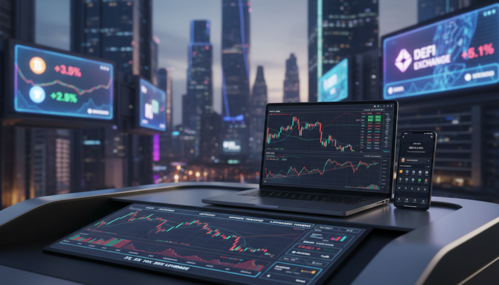 Verschiedene Hebelprodukte im Krypto-Trading