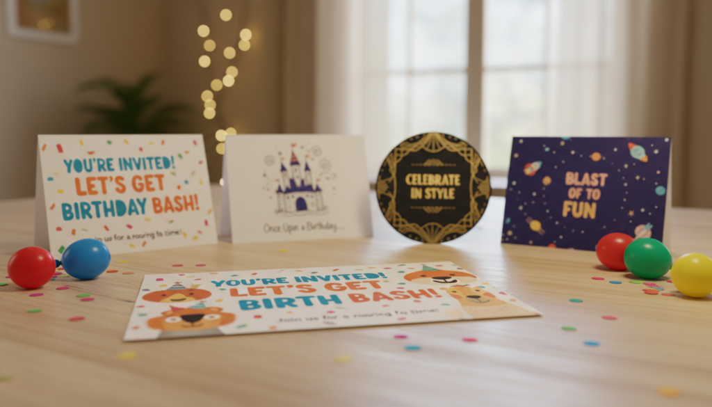 Design-Ideen für Einladungskarten