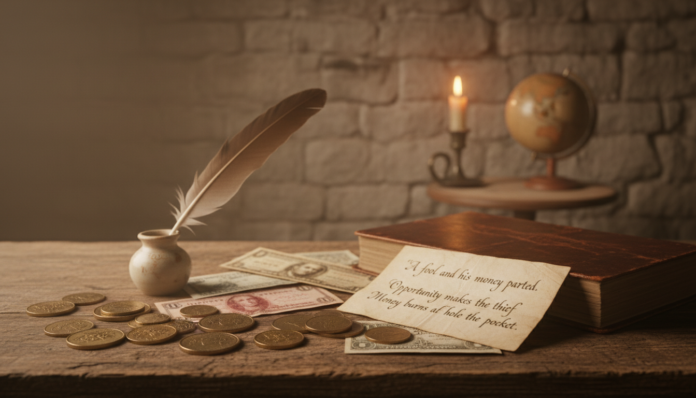 Geld klauen Sprüche