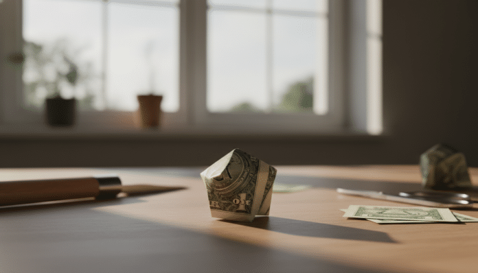 Geld falten Stern